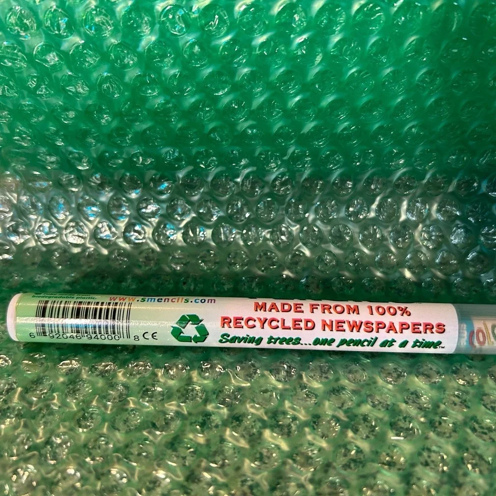 Smencils RETRO Colored COTTON CANDY Gourmet Scented Pencil Eco Newspaper